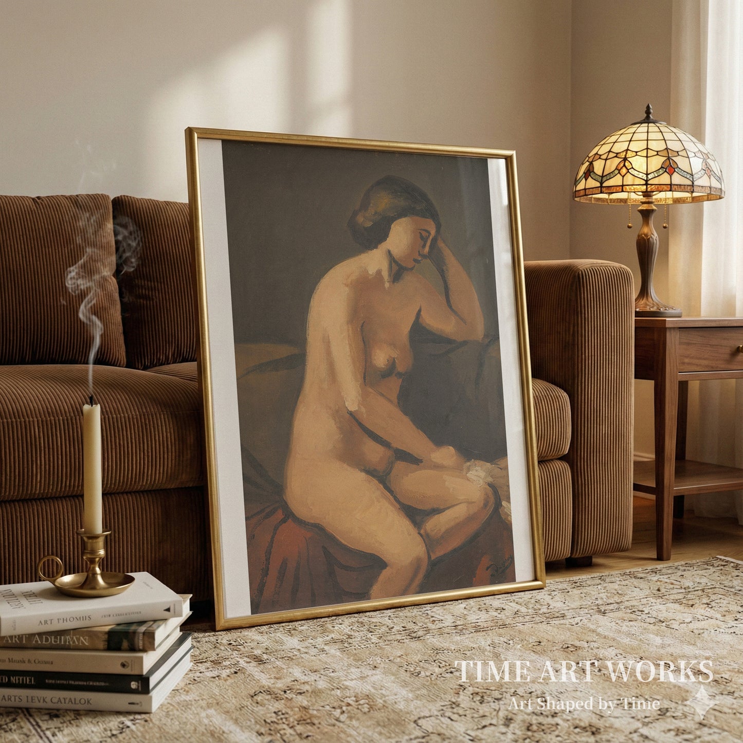 赤いクッションの裸婦（Femme nue au coussin rouge）— ドラン、アンドレ（Derain, André）