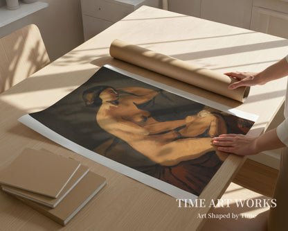 赤いクッションの裸婦（Femme nue au coussin rouge）— ドラン、アンドレ（Derain, André）