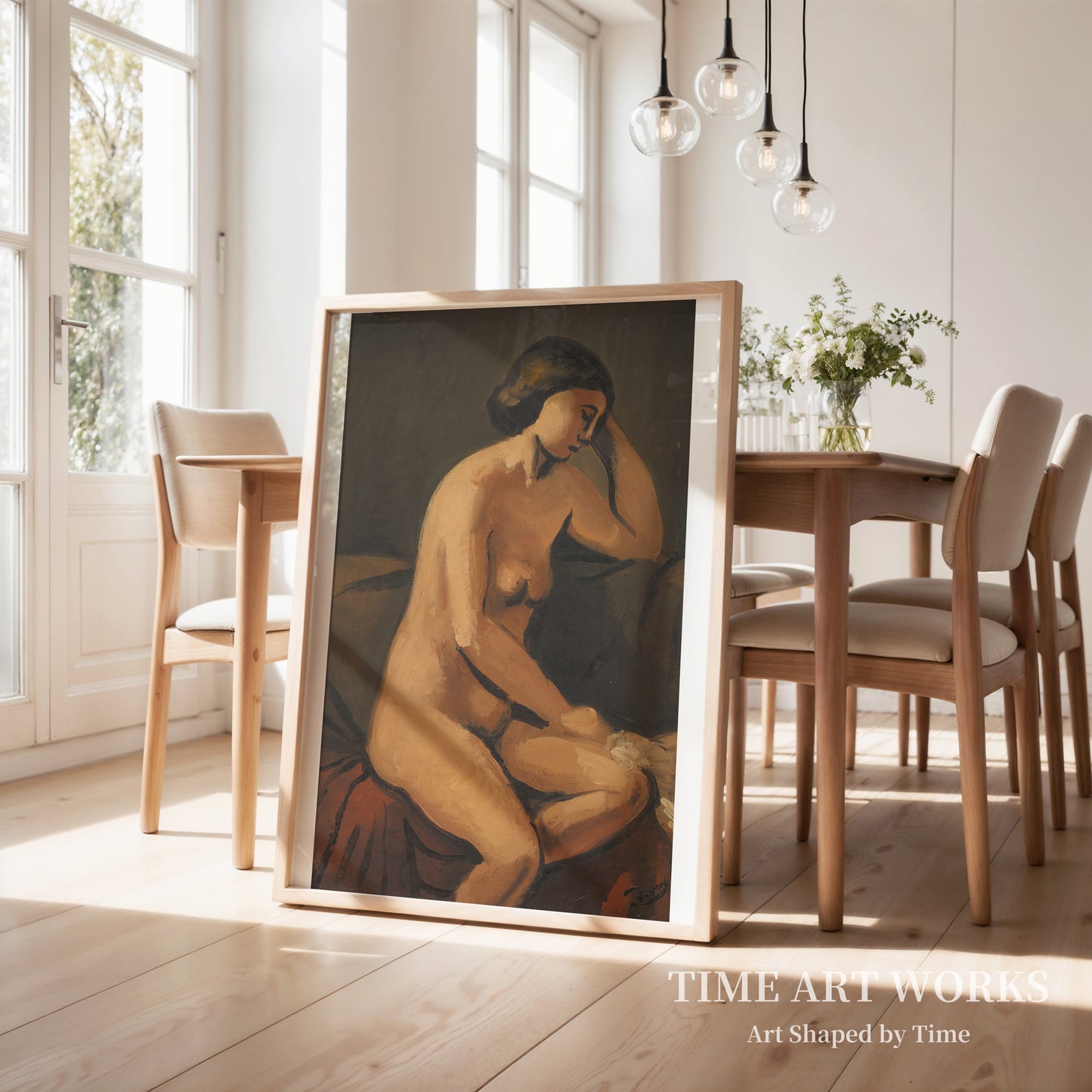 赤いクッションの裸婦（Femme nue au coussin rouge）— ドラン、アンドレ（Derain, André）