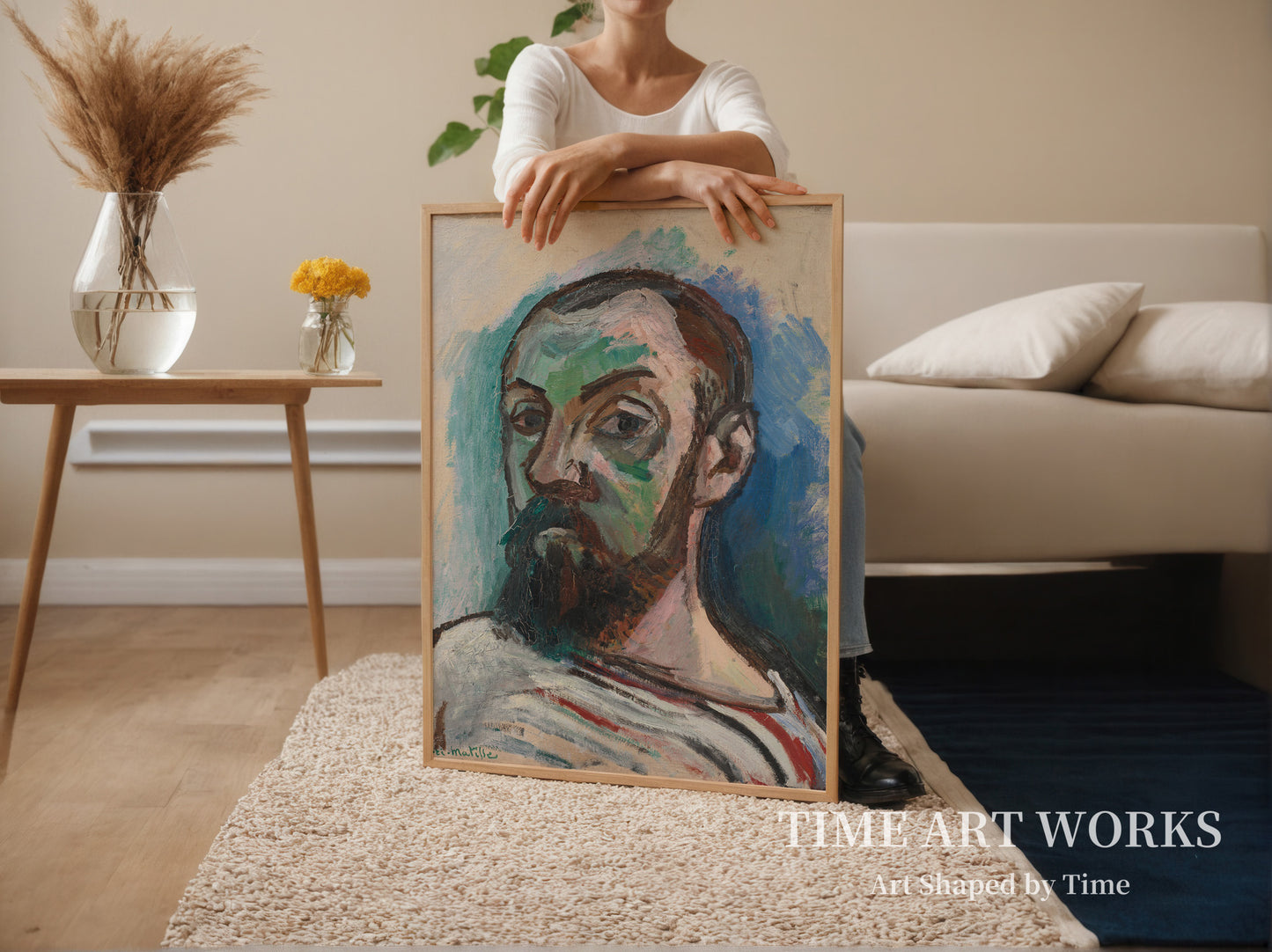 自画像（Selvportræt）— マティス、アンリ（Matisse, Henri）