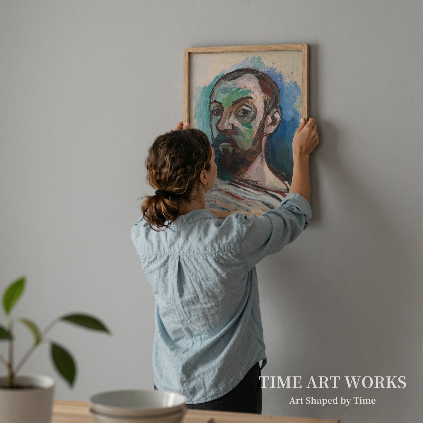 自画像（Selvportræt）— マティス、アンリ（Matisse, Henri）