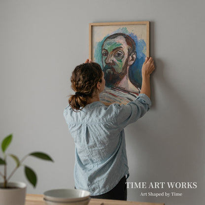自画像（Selvportræt）— マティス、アンリ（Matisse, Henri）