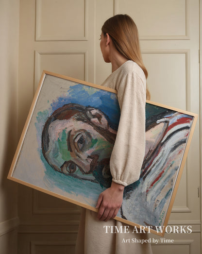 自画像（Selvportræt）— マティス、アンリ（Matisse, Henri）