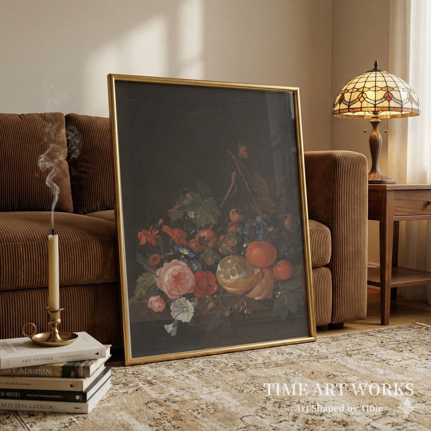 花と果物（Blomster og frugt）— ホーム、ヤン・ダヴィッツゾーン。（Heem, Jan Davidsz. de）