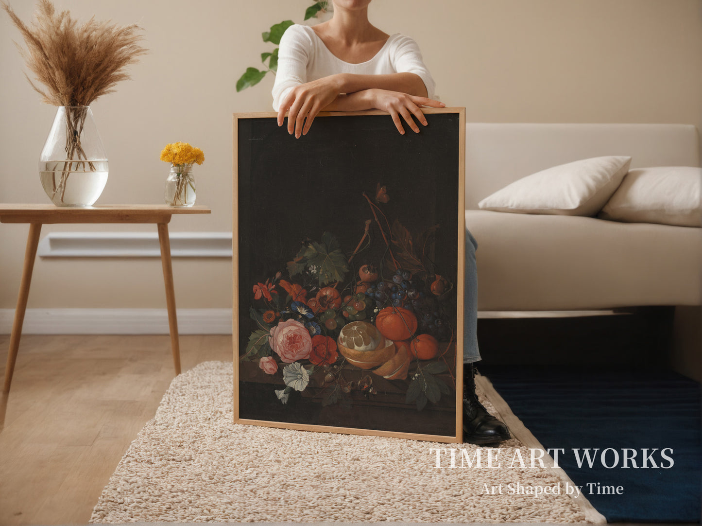 花と果物（Blomster og frugt）— ホーム、ヤン・ダヴィッツゾーン。（Heem, Jan Davidsz. de）
