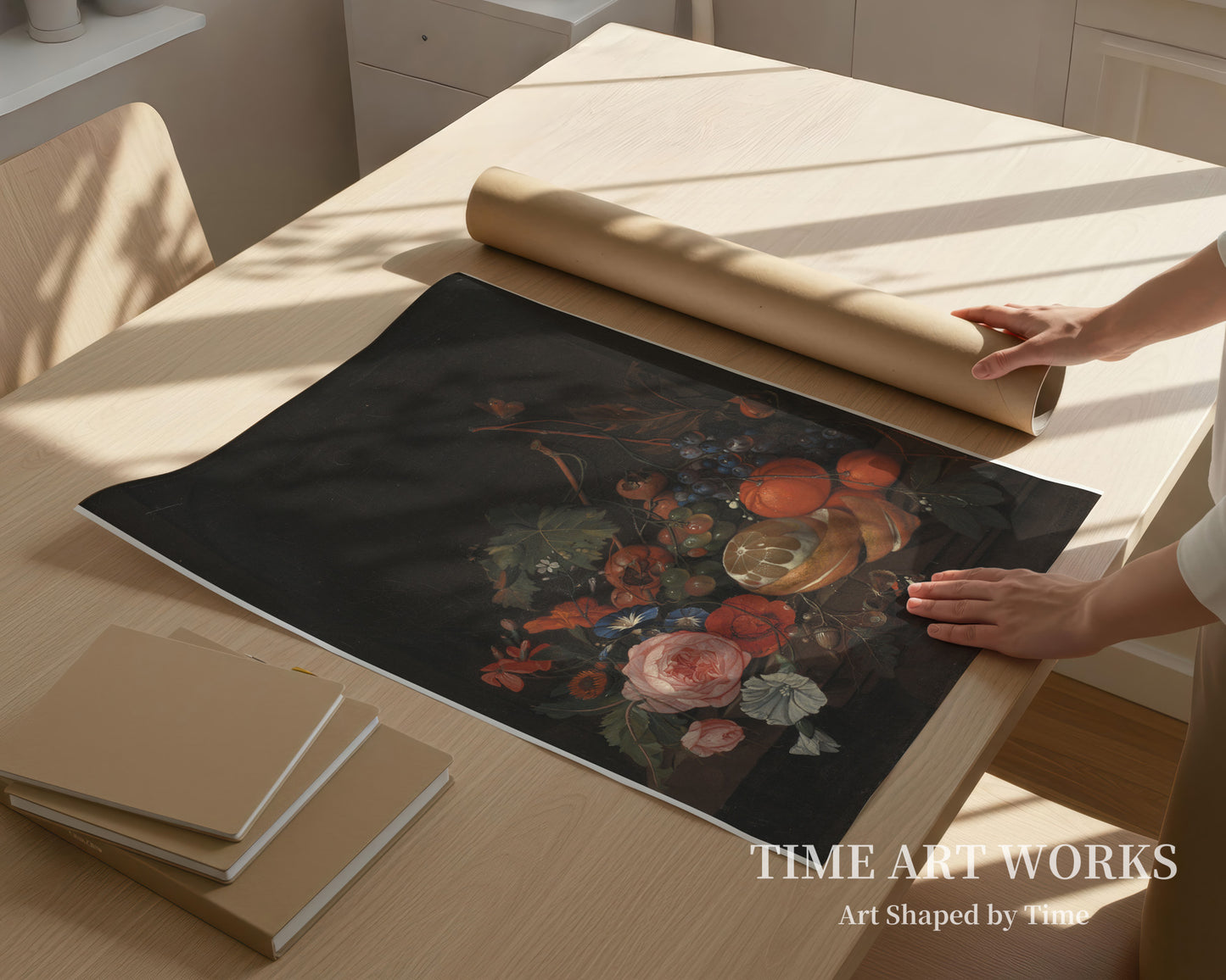 花と果物（Blomster og frugt）— ホーム、ヤン・ダヴィッツゾーン。（Heem, Jan Davidsz. de）