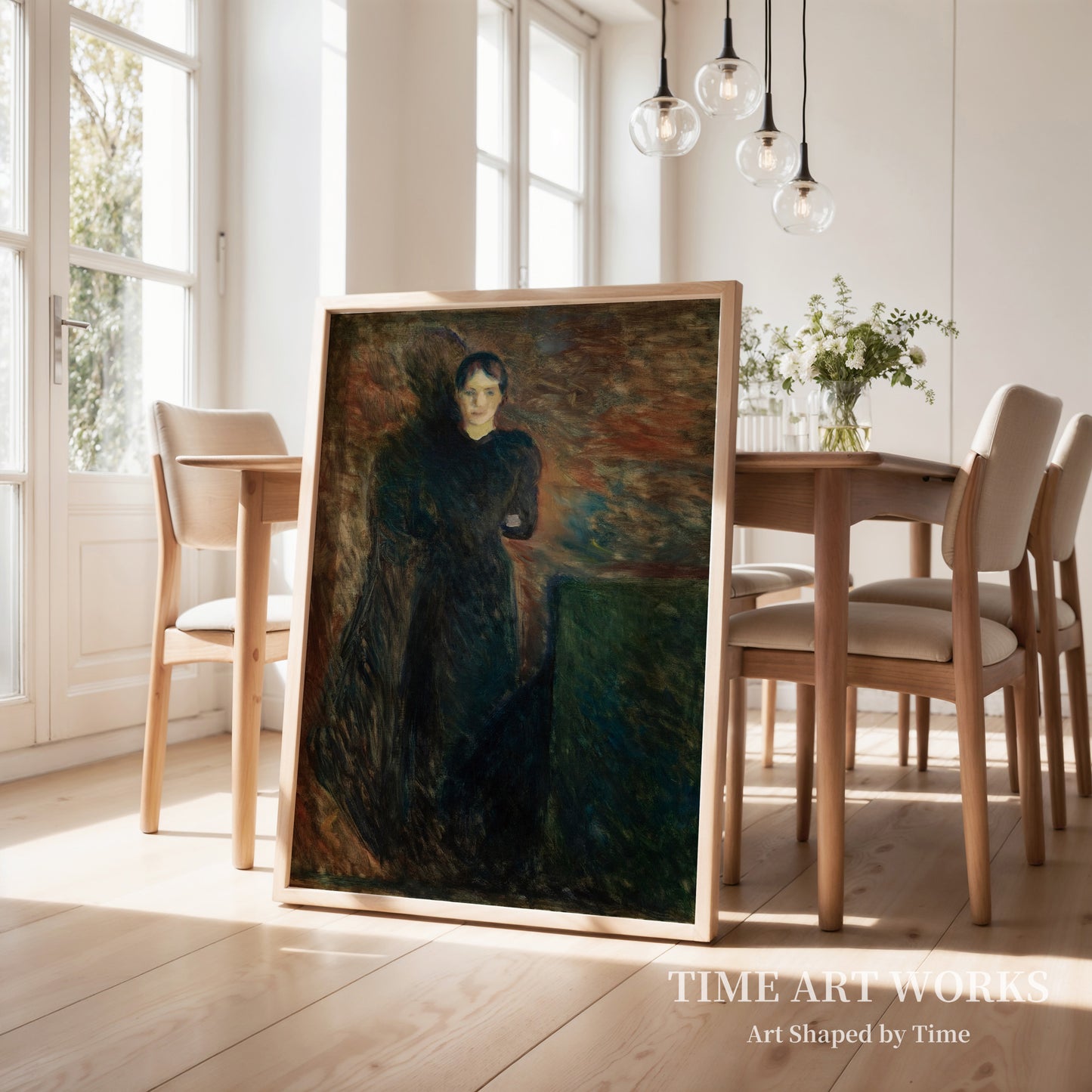 黒衣の女性（Sortklædt dame）— ムンク、エドヴァルド（Munch, Edvard）