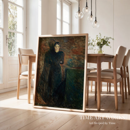 黒衣の女性（Sortklædt dame）— ムンク、エドヴァルド（Munch, Edvard）