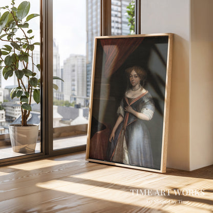 女性の肖像（Dameportræt）— ボルヒ、ジェラルド・テル（Borch, Gerard ter）