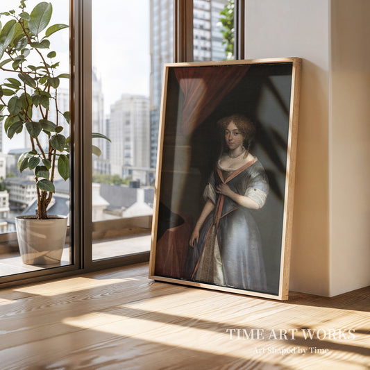 女性の肖像（Dameportræt）— ボルヒ、ジェラルド・テル（Borch, Gerard ter）