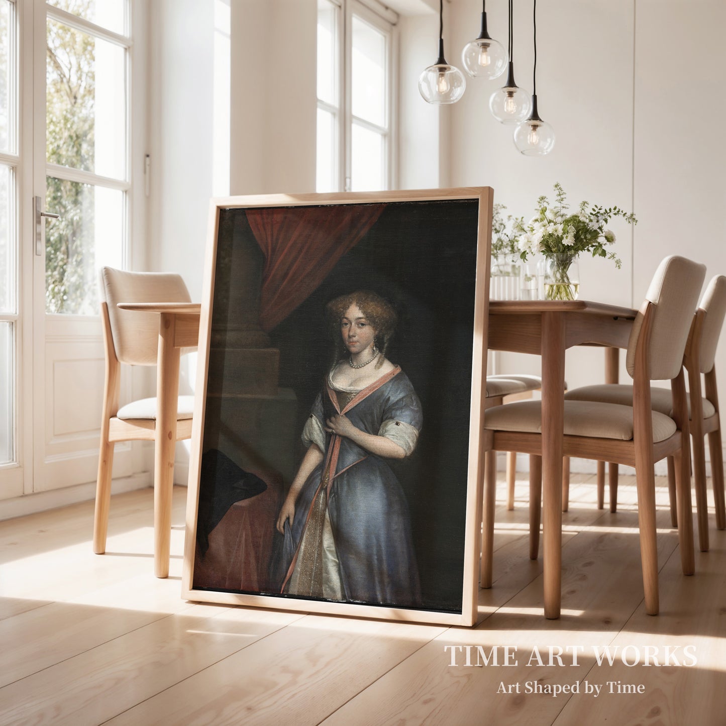 女性の肖像（Dameportræt）— ボルヒ、ジェラルド・テル（Borch, Gerard ter）