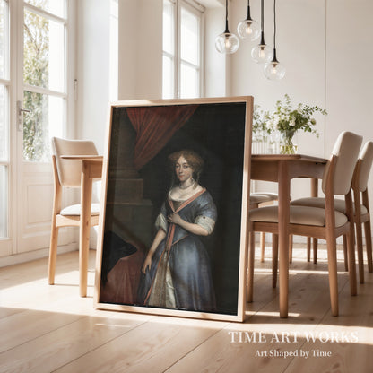 女性の肖像（Dameportræt）— ボルヒ、ジェラルド・テル（Borch, Gerard ter）