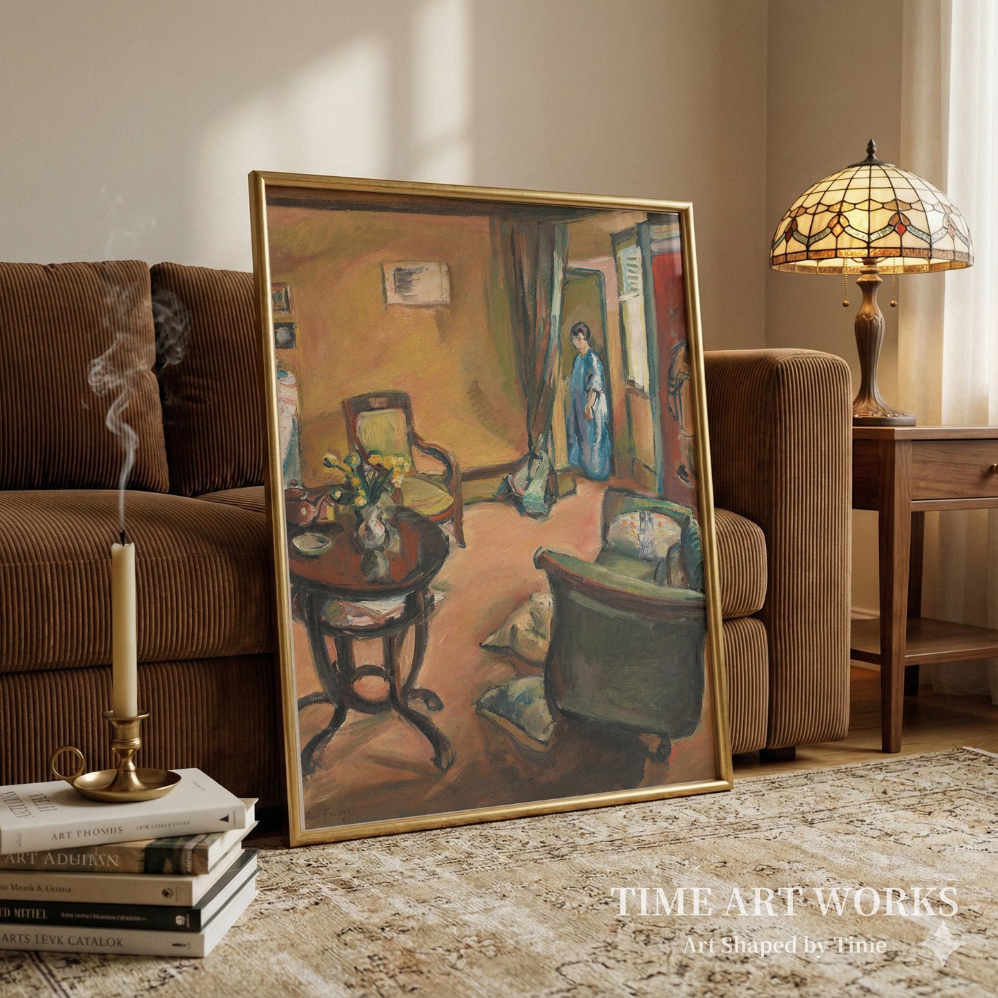 インテリア（Intérieur）— フリーズ、エミール・オトン（Friesz, Emile Othon）
