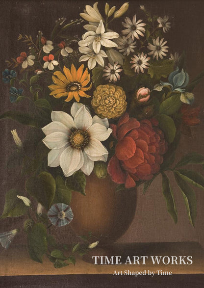 花瓶に生けられた花（Vase med blomster）— ベーレンス、マグダレーネ・マルグレーテ（Bärens, Magdalene Margrethe）