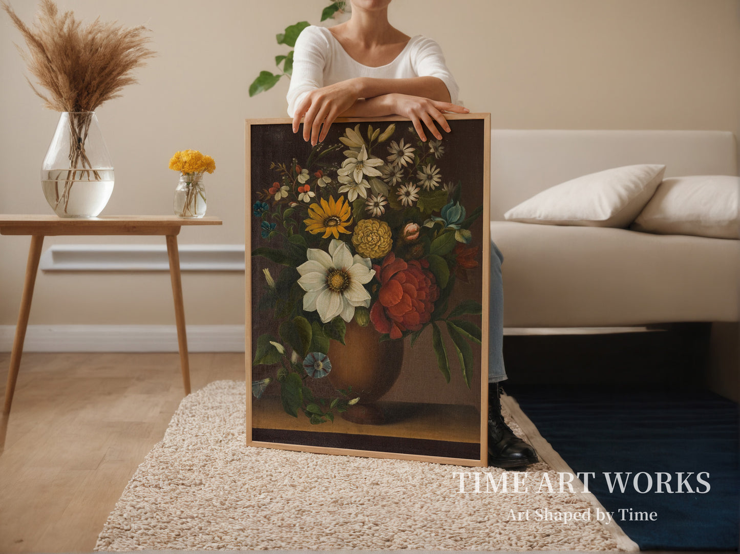 花瓶に生けられた花（Vase med blomster）— ベーレンス、マグダレーネ・マルグレーテ（Bärens, Magdalene Margrethe）