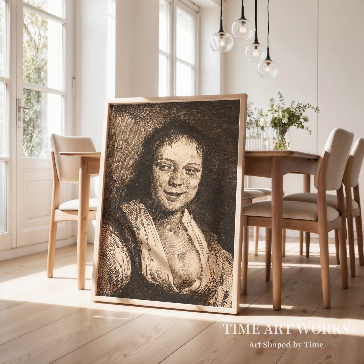 笑う少女（フランス・ハルス作）（Leende pige, efter Frans Hals）— シュワルツ、フランス（Schwartz, Frans）