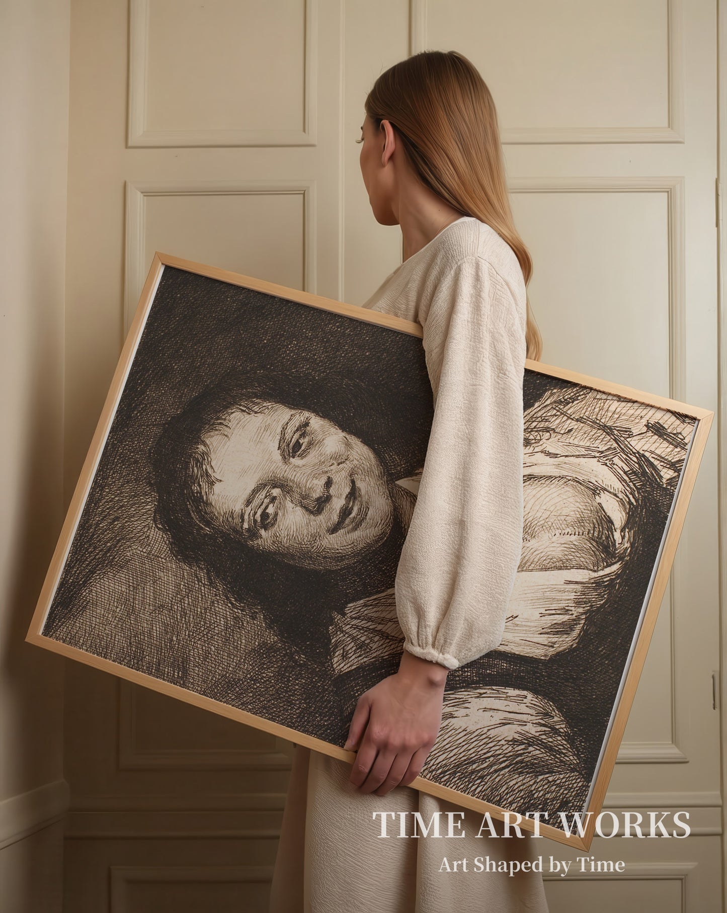 笑う少女（フランス・ハルス作）（Leende pige, efter Frans Hals）— シュワルツ、フランス（Schwartz, Frans）