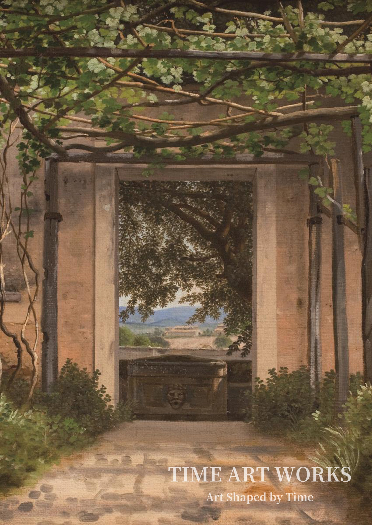 パーゴラの中で（En pergola）— エッカースバーグ、C.W.（Eckersberg, C.W.）