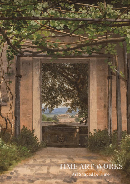 パーゴラの中で（En pergola）— エッカースバーグ、C.W.（Eckersberg, C.W.）