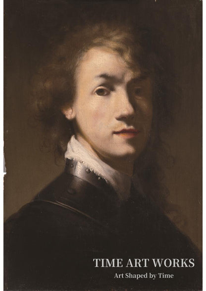 リングカラーをつけたレンブラントの肖像（Portræt af Rembrandt med ringkrave）— レンブラント・ファン・レイン（工房）（Rembrandt van Rijn (værksted)）