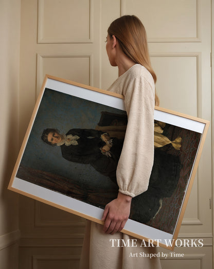 メルダール夫人の肖像（Kammerherreinde Caroline Amalie Meldahl, f. Ræder）— ロエド、ヨルゲン（Roed, Jørgen）