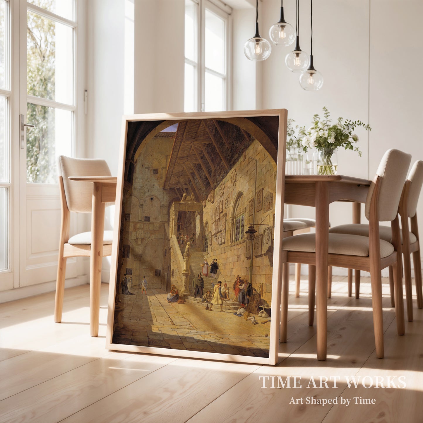 フィレンツェのバルジェッロ宮殿の監獄の中庭（Fængselsgården i Palazzo Bargello i Firenze）— ロエド、ヨルゲン（Roed, Jørgen）