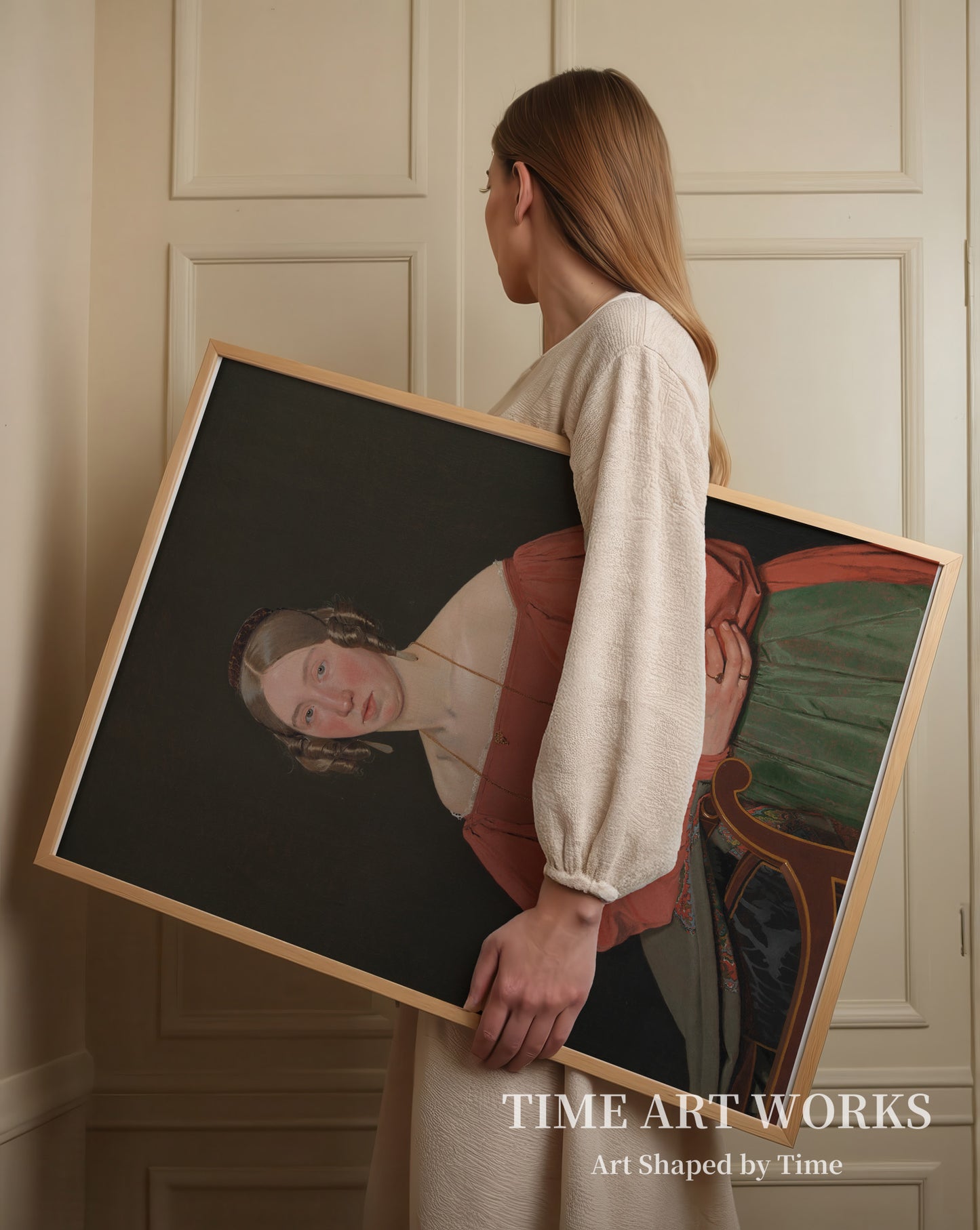 セシリエ・マルグレーテ・ピーターセン（Cecilie Margrethe Petersen, født Købke, kunstnerens søster）— コエブケ、クリスチャン（Købke, Christen）