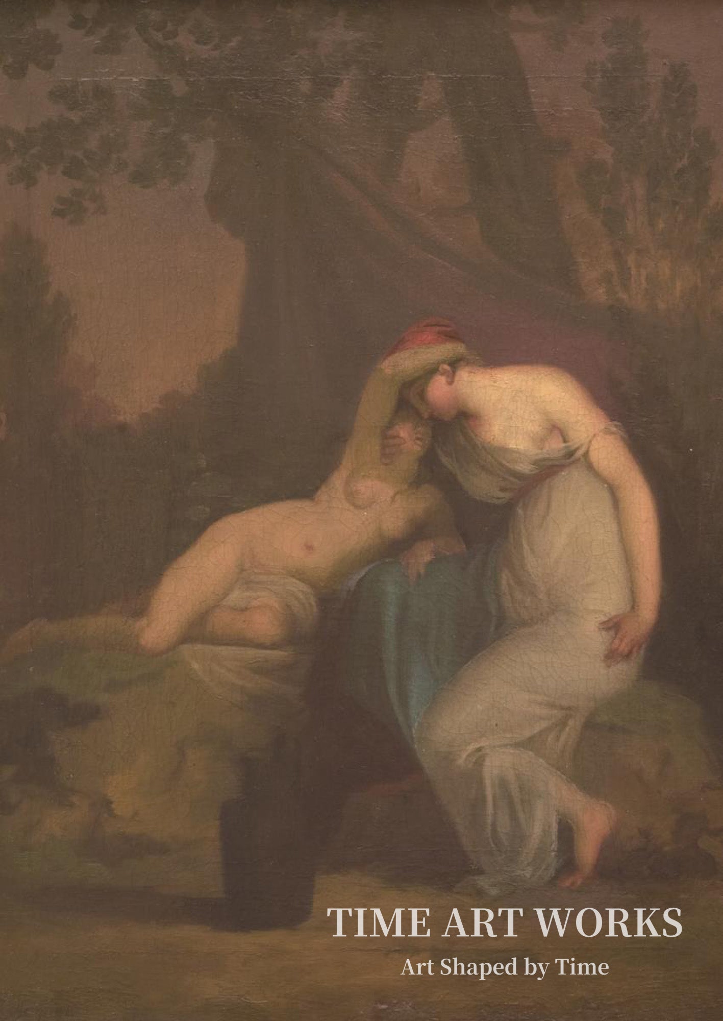 ギリシャの詩人サッフォーとミュティレネの女（Den græske digter Sappho og mytilenerinden）— アビルドガード、ニコライ（Abildgaard, Nicolai）