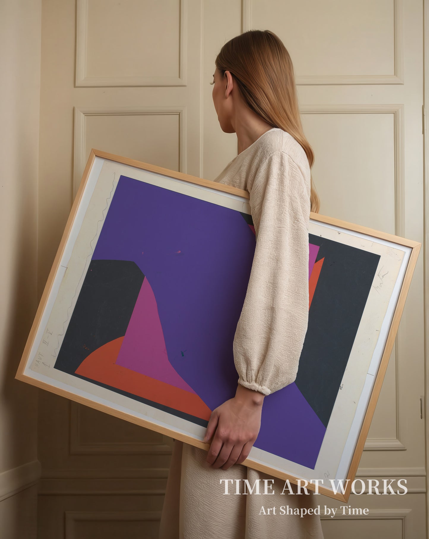 『Le rectangle enchanté』原型（Forlæg for de to supplerende plancher til den serigrafiske mappe "Le rectangle enchanté I-II / Det fortryllede rektangel I-II, 1973"）— モーテンセン、リチャード（Mortensen, Richard）