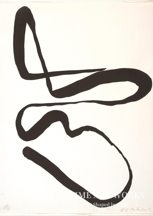 『Signature』原型（Forlæg for den serigrafiske mappe "Signatur", 1973）— モーテンセン、リチャード（Mortensen, Richard）