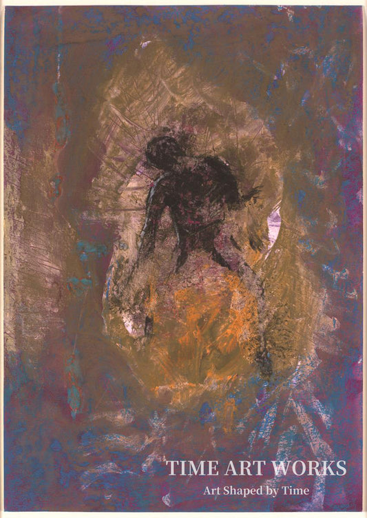人物像を描いた作品（Tegning. Komposition med menneskelig figur）— ステン＝クヌーセン、ニーナ（Sten-Knudsen, Nina）