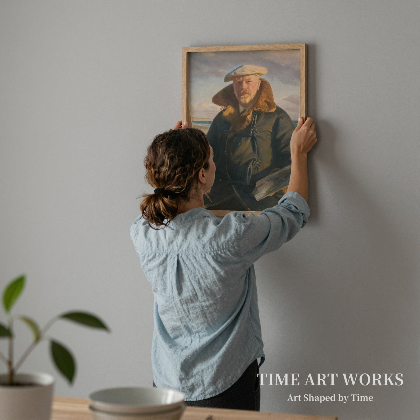 自画像（Selvportræt）— アンカー、マイケル（Ancher, Michael）
