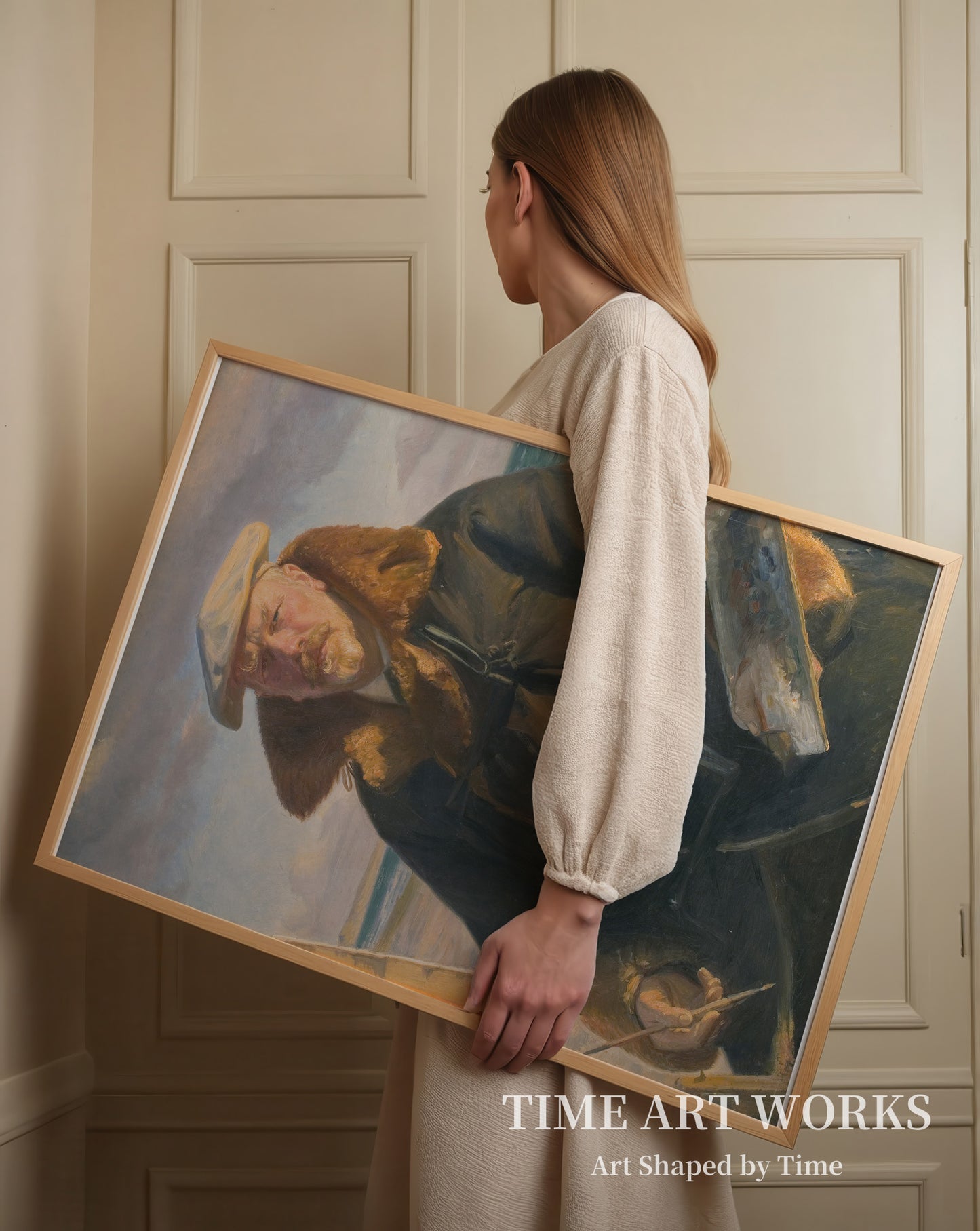 自画像（Selvportræt）— アンカー、マイケル（Ancher, Michael）