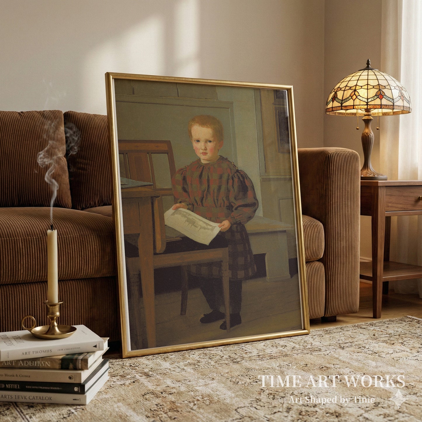 若きジュリアス（Julius Eckersberg som dreng i Eckersbergs atelier på Charlottenborg）— コエブケ、クリスチャン（Købke, Christen）