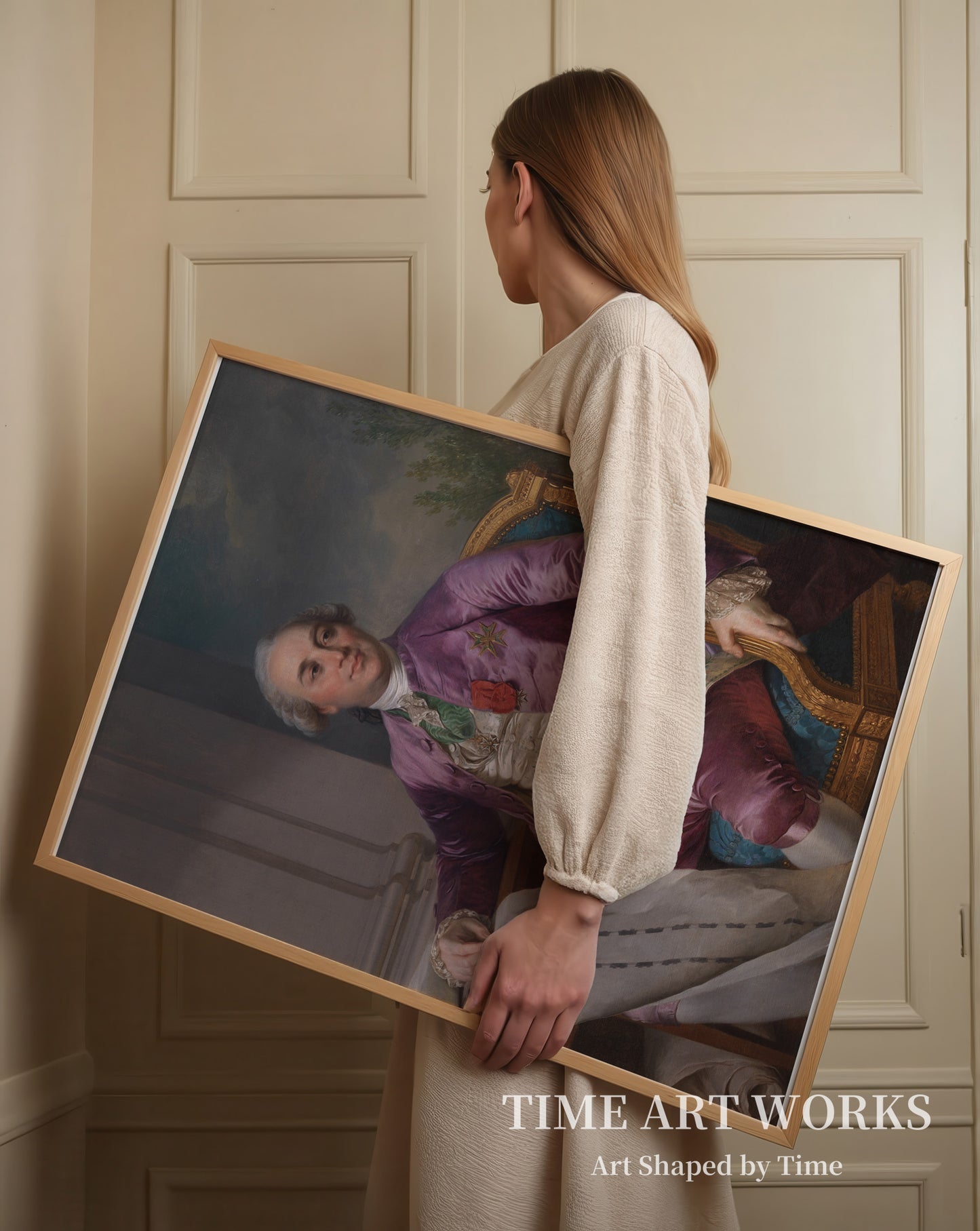 シャルル＝クロード・フラオー・ド・ラ・ビヤルデリーの肖像（1730-1809）（Portræt af Charles-Claude Flahaut de la Billarderie comte d'Angiviller (1730-1809)）— デュプレシス、ジョセフ＝シフレ（Duplessis, Joseph-Siffred）