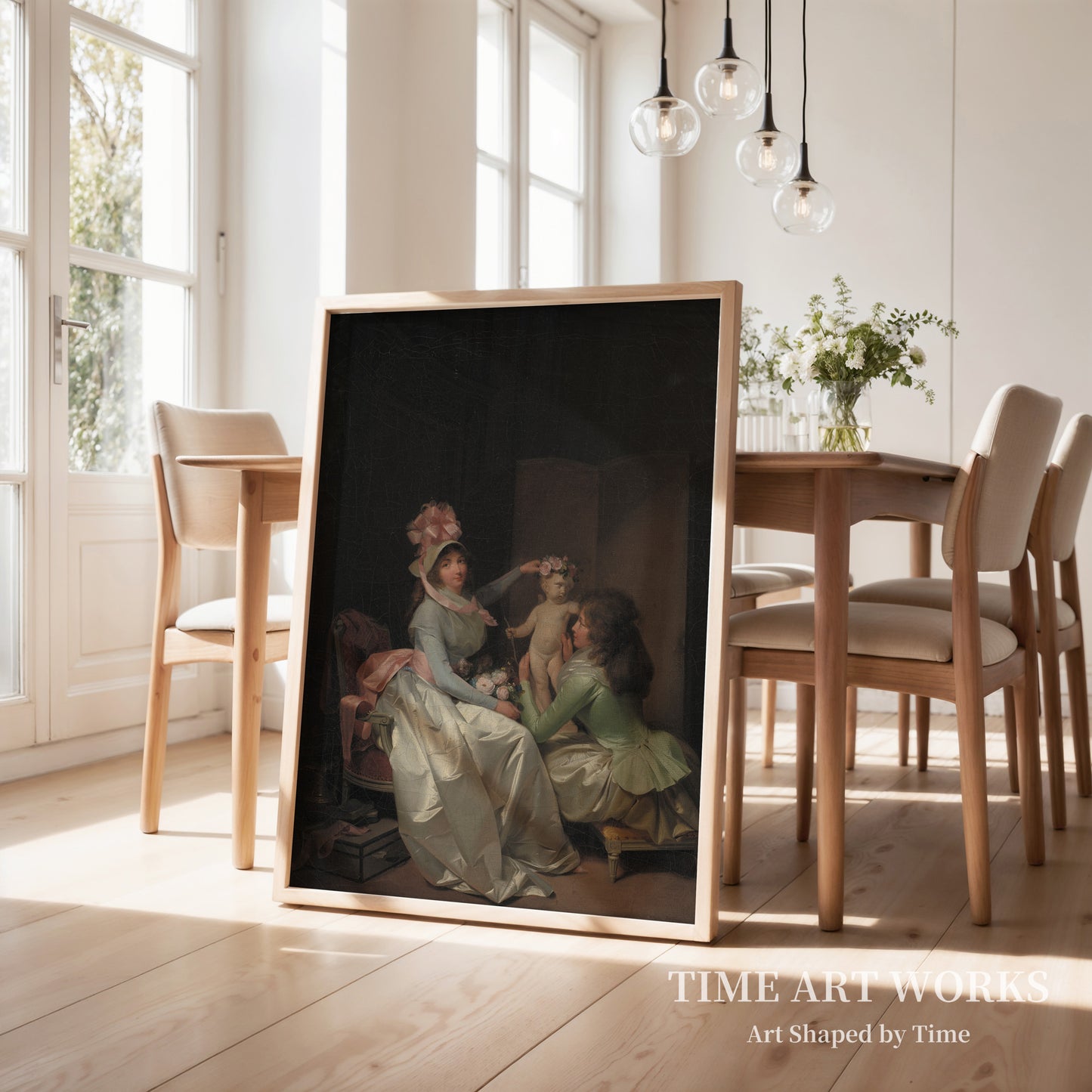 キューピッド像に冠が授けられる（Statuetten af Amor bekranses）— ボイリー、ルイ＝レオポルド（Boilly, Louis-Léopold）