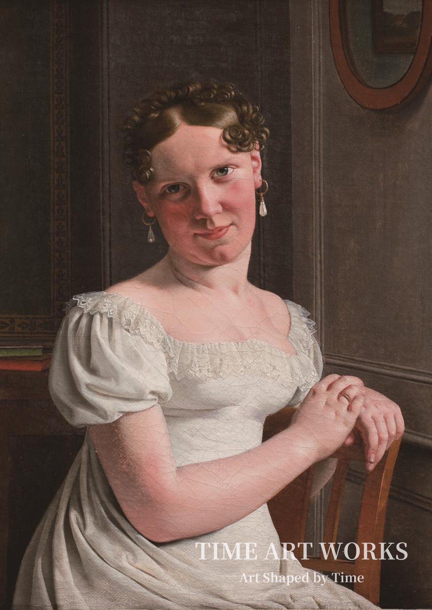 ジュリー・エッカースバーグ（旧姓ジュエル）、画家の二番目の妻（Julie Eckersberg, f. Juel, kunstnerens anden hustru）— エッカースバーグ、C.W.（Eckersberg, C.W.）
