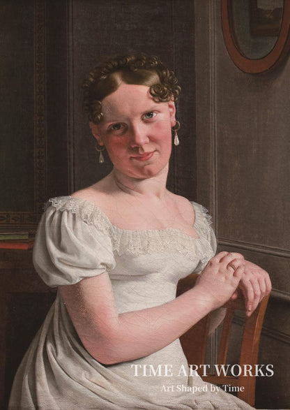 ジュリー・エッカースバーグ（旧姓ジュエル）、画家の二番目の妻（Julie Eckersberg, f. Juel, kunstnerens anden hustru）— エッカースバーグ、C.W.（Eckersberg, C.W.）