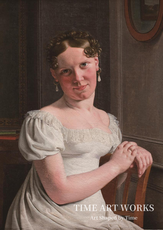 ジュリー・エッカースバーグ（旧姓ジュエル）、画家の二番目の妻（Julie Eckersberg, f. Juel, kunstnerens anden hustru）— エッカースバーグ、C.W.（Eckersberg, C.W.）