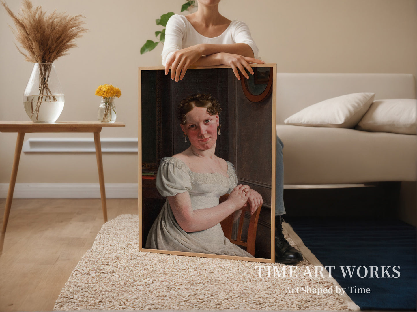 ジュリー・エッカースバーグ（旧姓ジュエル）、画家の二番目の妻（Julie Eckersberg, f. Juel, kunstnerens anden hustru）— エッカースバーグ、C.W.（Eckersberg, C.W.）