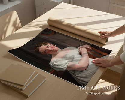 ジュリー・エッカースバーグ（旧姓ジュエル）、画家の二番目の妻（Julie Eckersberg, f. Juel, kunstnerens anden hustru）— エッカースバーグ、C.W.（Eckersberg, C.W.）