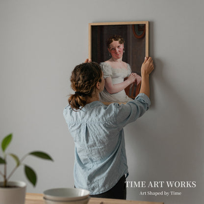 ジュリー・エッカースバーグ（旧姓ジュエル）、画家の二番目の妻（Julie Eckersberg, f. Juel, kunstnerens anden hustru）— エッカースバーグ、C.W.（Eckersberg, C.W.）