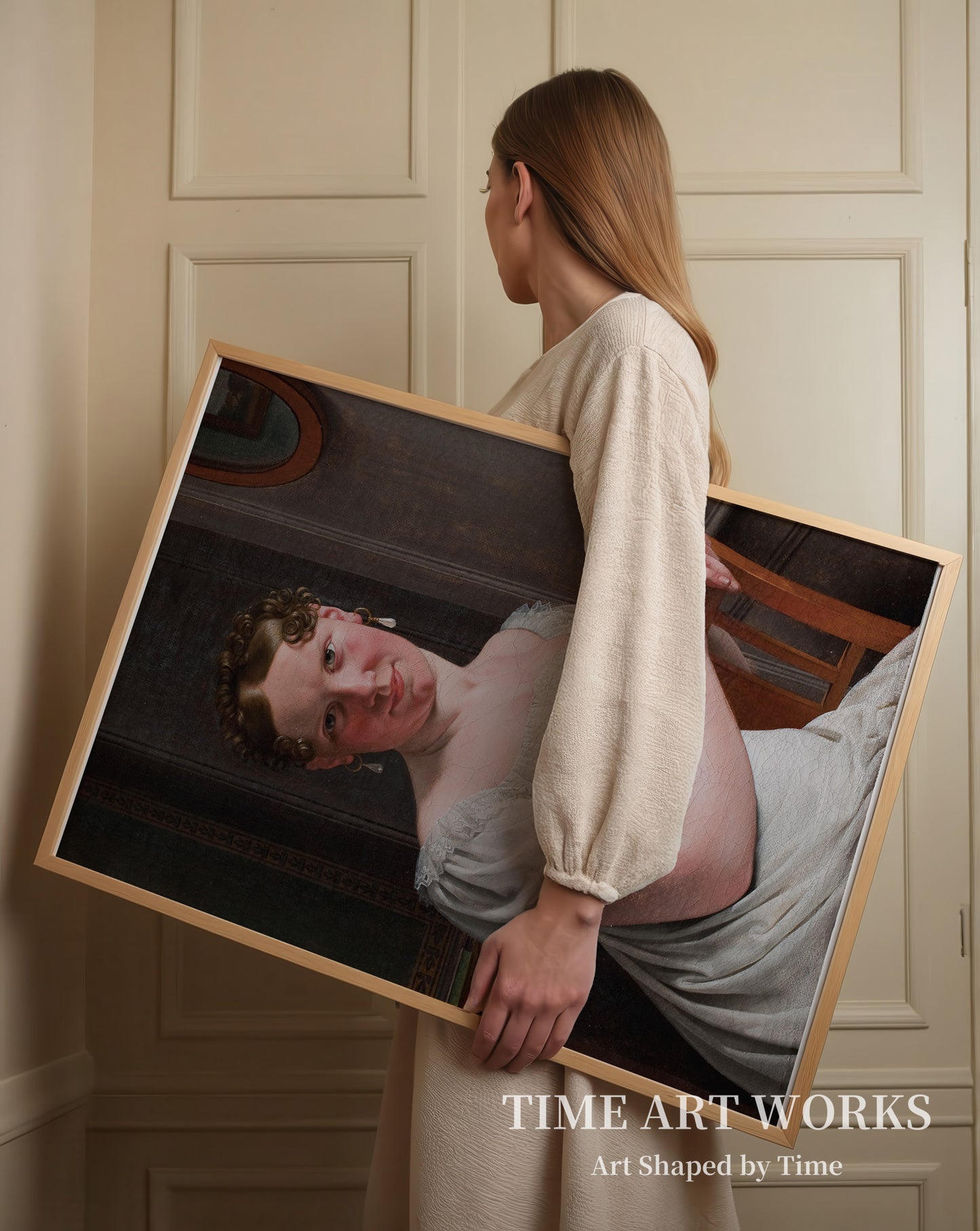 ジュリー・エッカースバーグ（旧姓ジュエル）、画家の二番目の妻（Julie Eckersberg, f. Juel, kunstnerens anden hustru）— エッカースバーグ、C.W.（Eckersberg, C.W.）