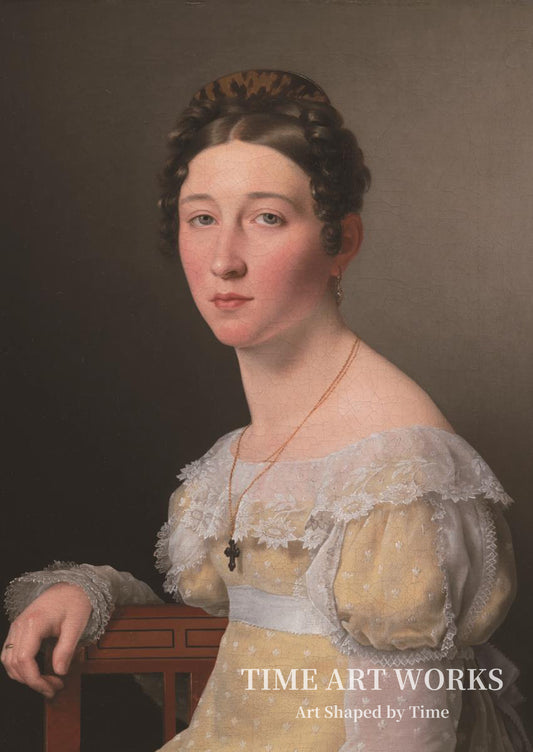 エミリー・ヘンリエッテ・マスマン（Emilie Henriette Massmann, gift 1824 med kammerjunker Frederik Wilhelm Caspar von Benzon）— エッカースバーグ、C.W.（Eckersberg, C.W.）