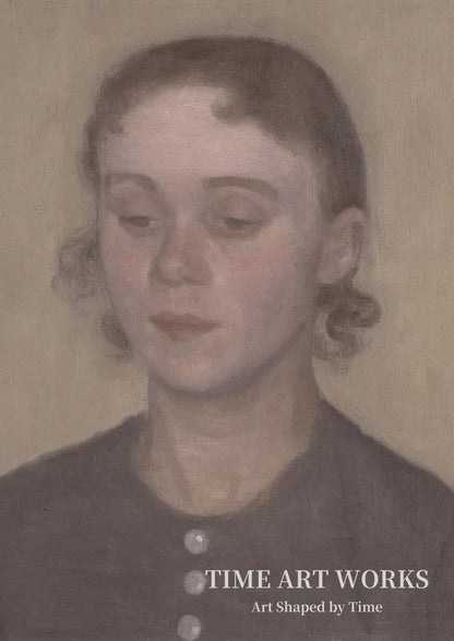 画家の妻イダ（旧姓イルステッド）（Kunstnerens hustru Ida, f. Ilsted）— ハンマースホイ、ヴィルヘルム（Hammershøi, Vilhelm）