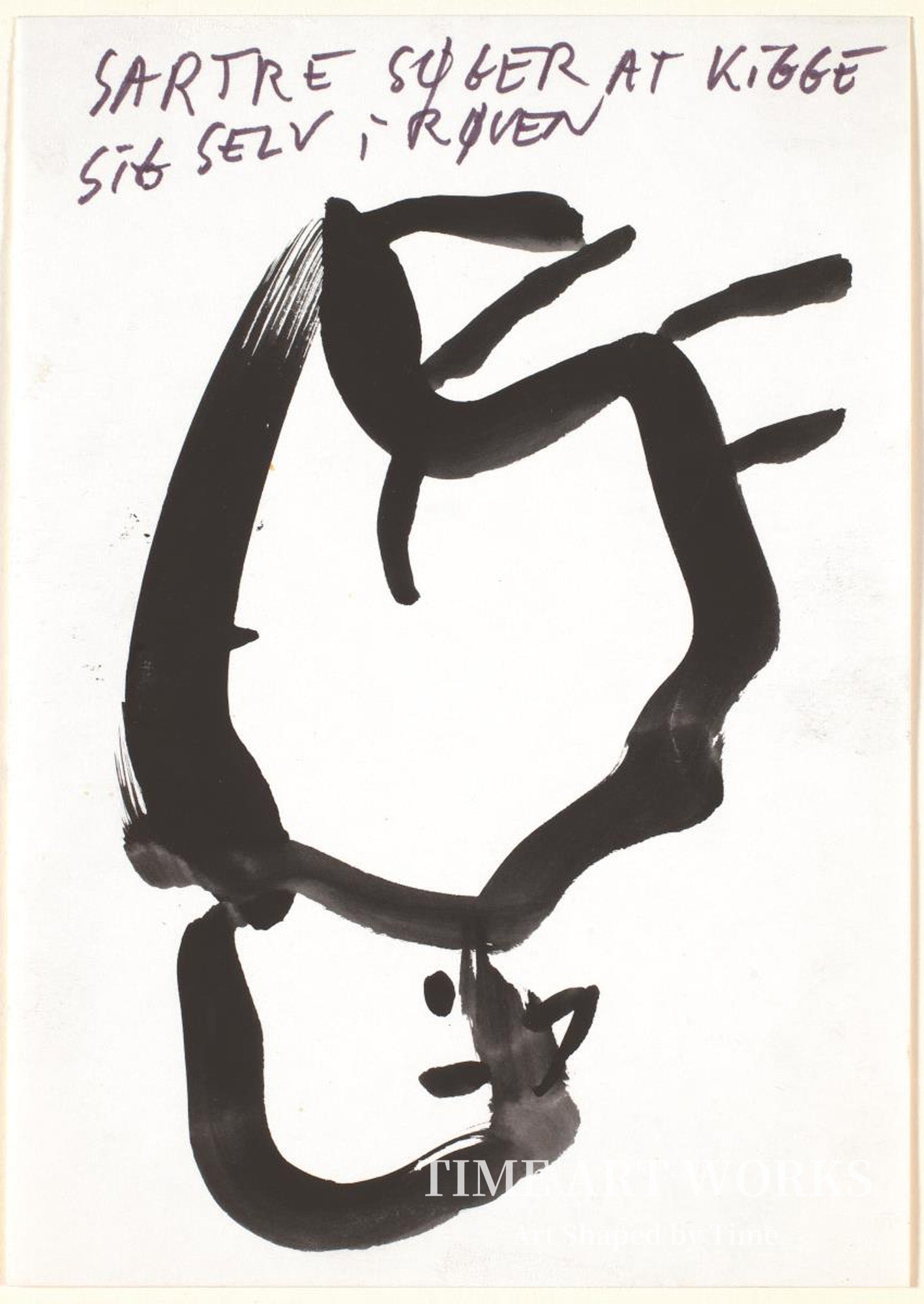 サルトル、自身を見つめる（Sartre søger at kigge sig selv i røven）— カーステンセン、クラウス（Carstensen, Claus）