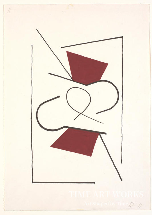 シルクスクリーン印刷による新年の挨拶の原型 1975/76年（Forlæg for serigraferet nytårshilsen 1975/76）— モーテンセン、リチャード（Mortensen, Richard）