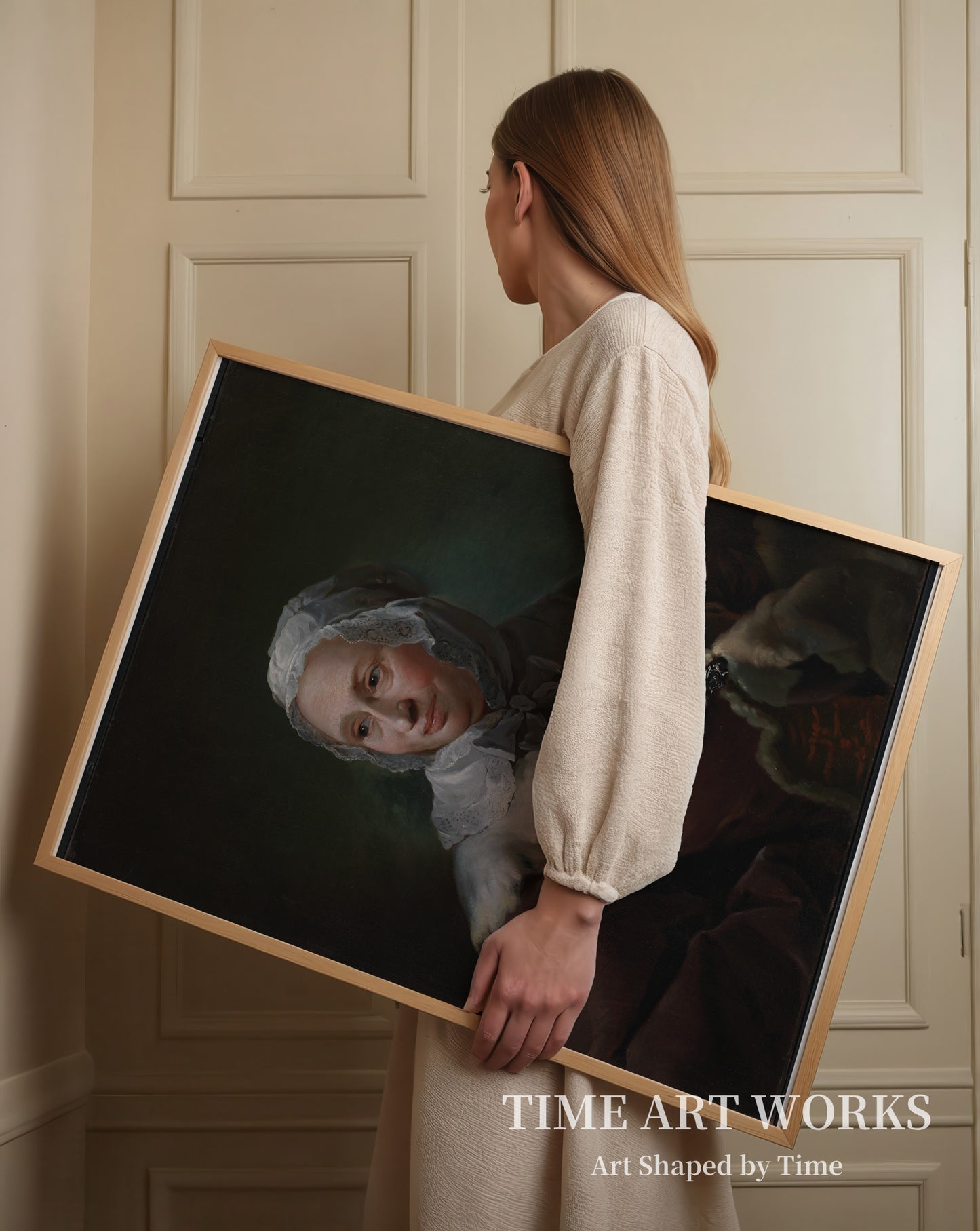 エリザベート・マリー・ファブリティウスの肖像（Portræt af Elisabeth Marie Fabritius, født d'Abbestée）— ピロ、CG（Pilo, C.G.）