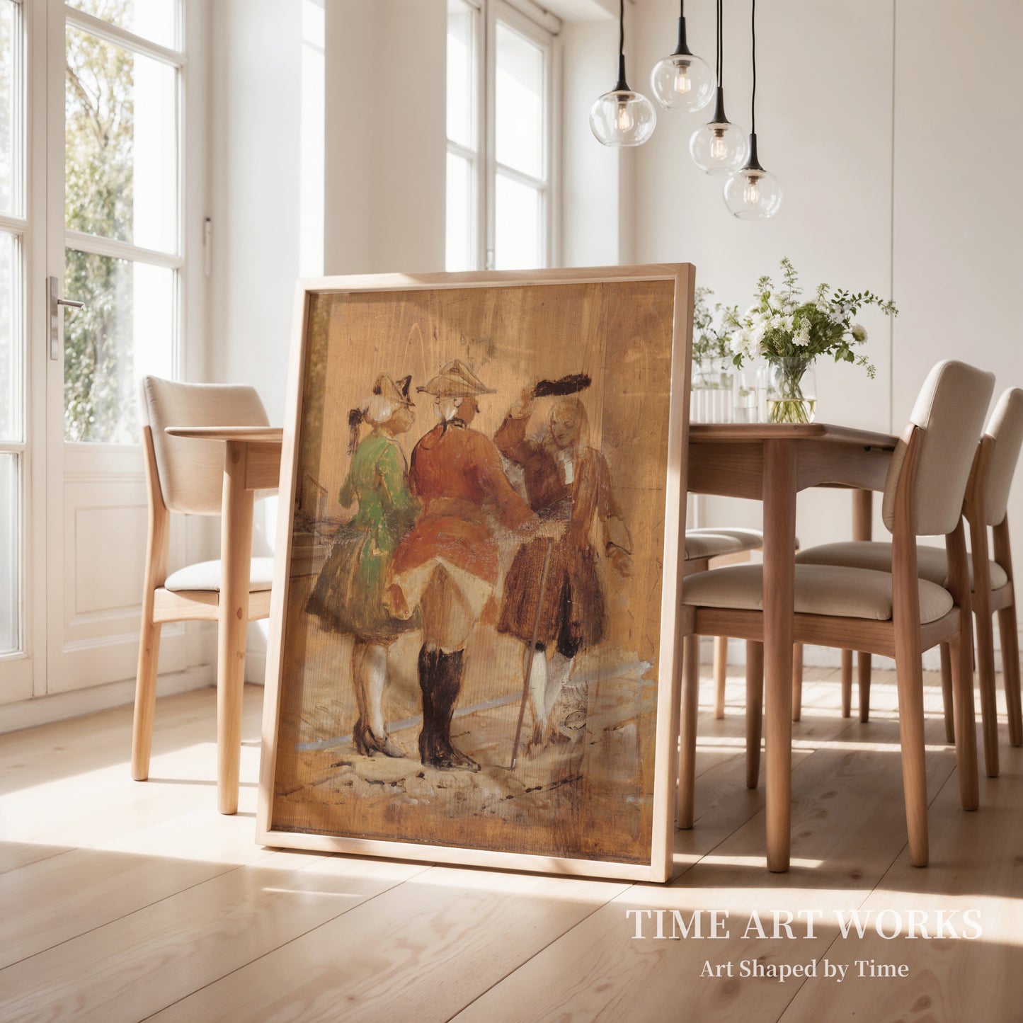 道を譲るホルベア（Holberg går af vejen for Jacob von Thyboe og Jean de France）— マールストランド、ヴィルヘルム（Marstrand, Wilhelm）