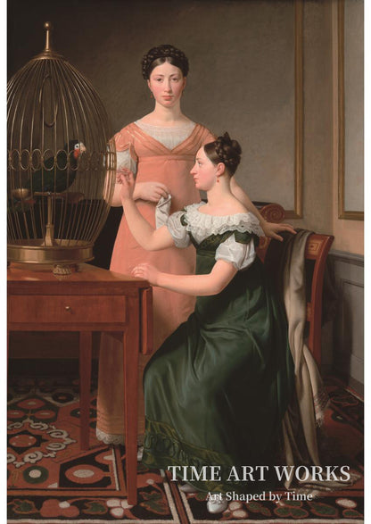 メンデル・レヴィン・ナサンソンの長女ベラとハンナ（Mendel Levin Nathansons ældste døtre, Bella og Hanna）— エッカースバーグ、C.W.（Eckersberg, C.W.）